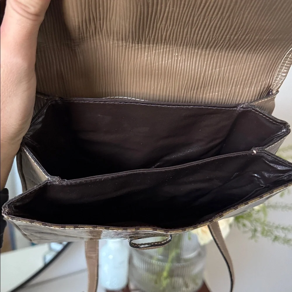 Fendi Tan Monogram Shoulder Bag - Picture 6 of 9